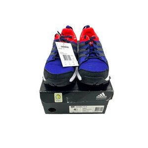 Adidas Kids Kanadia 7 TR K Running Sneakers Size 4 1/2 B26529  Black Blue Orange